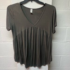 MTS Women's Short Sleeve Tee - Dark Gray. Large